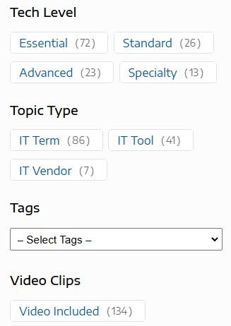 Precise Filtering Panel